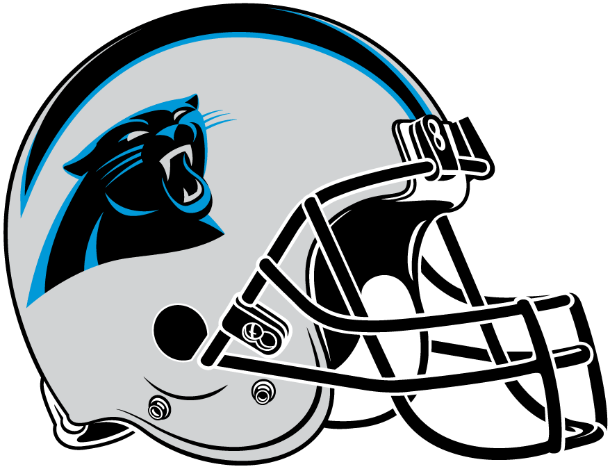 Carolina Panthers 2012-Pres Helmet Logo iron on transfers for fabric